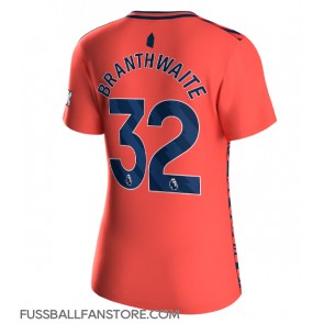 Everton Jarrad Branthwaite #32 Replik Auswärtstrikot Damen 2023-24 Kurzarm